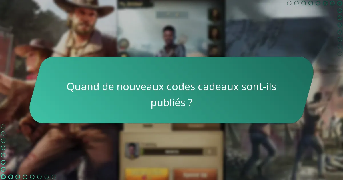 Quels personnages spéciaux peuvent être obtenus grâce aux codes cadeaux ?