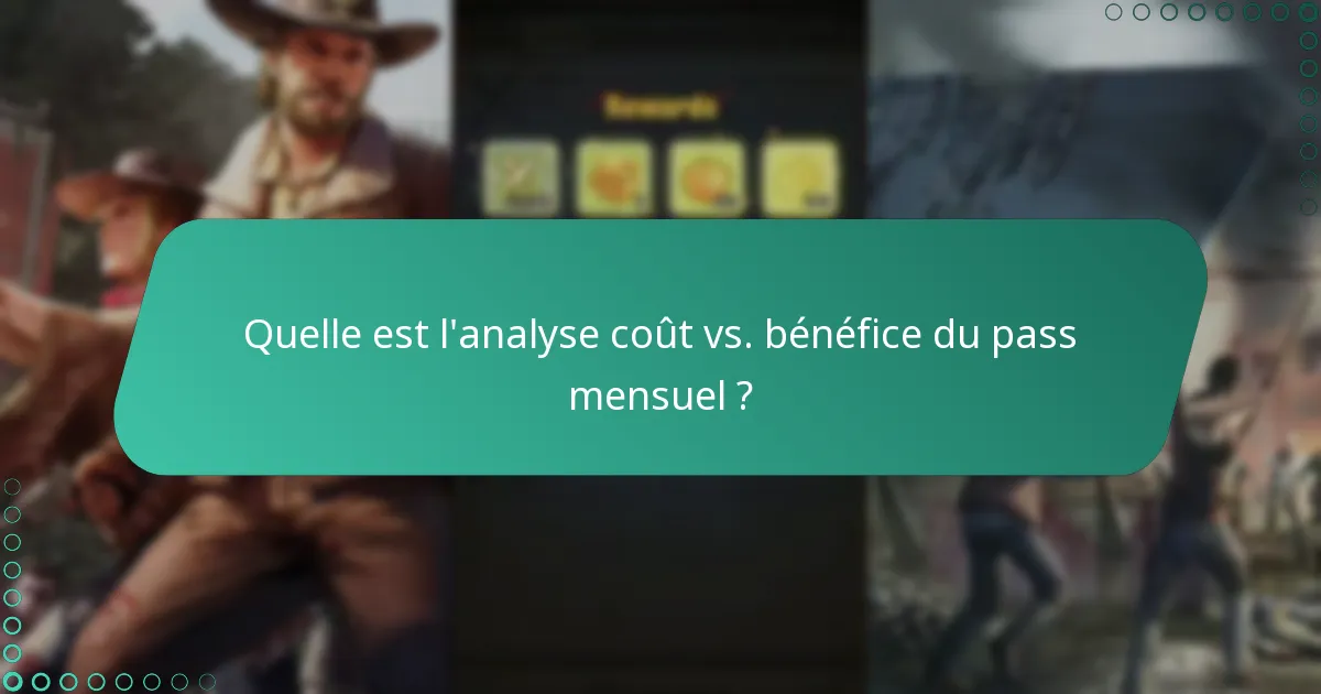 Comment les bonus du pass mensuel se comparent-ils à d’autres options dans le jeu ?